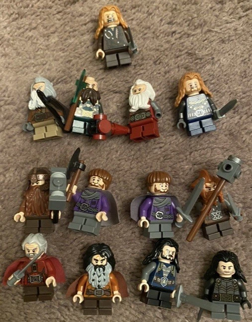 Lego Lord Of The Rings Hobbit LOTR Dwarves Minifigure Lot From Sets 79018 79010 - Image 1 of 4