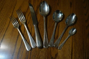 Sheffield stark versilbertes Besteck 68 tlg. Set, Holzetui, Vintage - Bild 1 von 8