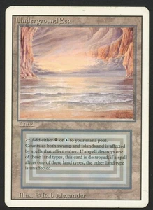 ***Underground Sea*** MTG Revised Magic Kid Icarus - Picture 1 of 2