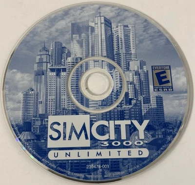 SimCity 3000 Unlimited (PC, 2000) Replacement Disc Only - Untested - Image 1 of 3