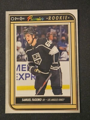 22-23 O-Pee-Chee Premier Samuel Fagemo Rookie 🚨🚨🚨 Los Angeles Kings  - Image 1 of 2