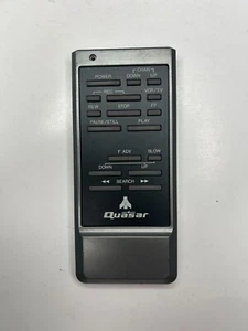 Quasar VSQS0130 Portable VCR Remote Control, Silver OEM for VP5420UQ VP5430WQ + - Picture 1 of 2