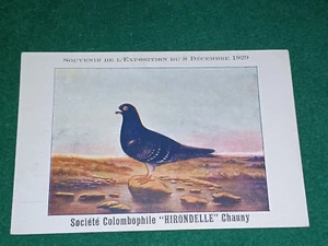 CPA Société Colombophile - HIRONDELLE - Chauny 1929 - Imagen 1 de 2