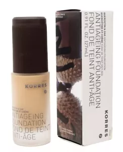 2x Korres Quercetine & Oak ANTI AGEING FOUNDATION, 15 Medium Beige .91 fl oz - Picture 1 of 1