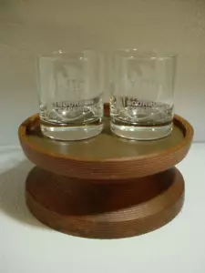 2 RARE EVAN WILLIAMS BOURBON EXPERIENCE ON3 BAR COCKTAIL GLASS, OLD FASHIONED - Picture 1 of 9