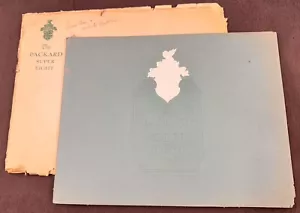 Vintage 1930’s PACKARD Super Eight Car Brochure Catalog Book Booklet 1933 Color - Picture 1 of 14