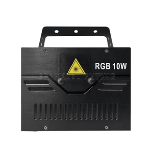 10W RGB Full Color Laser Animation Projector DJ Disco Party Pattern Stage Effect - Picture 1 of 8