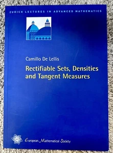 RECTIFIABLE SETS, DENSITIES AND TANGENT MEASURES 9783037190449 Camillo De Lellis - Picture 1 of 2