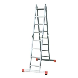 Krause Multi-Matic Gelenkleiter Mehrzweckleiter 4x4 Sprossen Universalleiter - Bild 1 von 6
