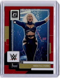 Nikkita Lyons 2023 Panini Chronicles Optic WWE Red Prizm #369 NXT #152/199 - Picture 1 of 2