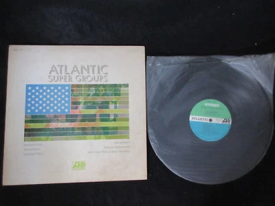 VA Atlantic Super Groups Japan Vinyl LP Led Zeppelin Buffalo Springfield Rascals - Image 1 of 4