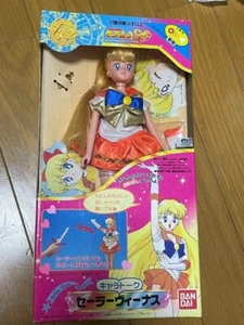 Sailor Moon Super S Chara Talk Super Sailor Venus Doll Bandai 1995 Bandai MINT - Picture 1 of 7
