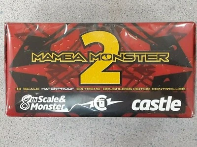 Castle Creations Mamba Monster 2 1/8th Scale Brushless ESC 010-0108-00 Brand New - Image 1 of 2