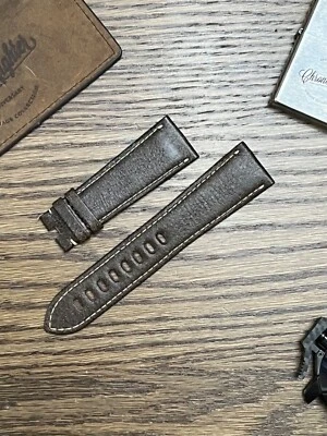 Graham Chronofighter Oversize and Superlight Original leather watch strap band - Image 1 of 4