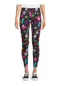 No Boundaries Junior Ankle Leggings Colorful Skulls Size 3XL (21) NWT - Picture 1 of 3