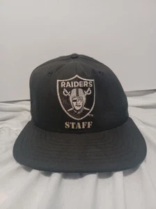 Vintage NFL Pro Line Los Angeles Oakland Raiders Staff SnapBack Hat AJD - Picture 1 of 8