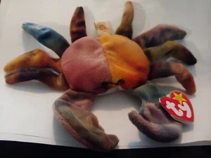 Ty Beanie Babies Claude the Crab 1996 RARE - Picture 1 of 4