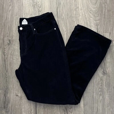 FINE JEANSWEAR Women’s Blue Corduroy Style Straight Leg Jeans Size 21/22￼ - Image 1 of 4