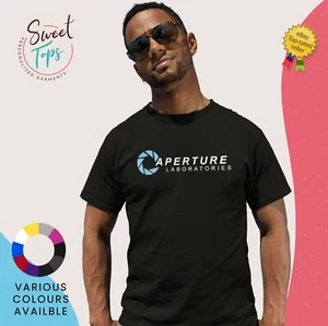 APERTURE LABORATORIES PORTAL INSPIRIERT HERREN T-SHIRT GESCHENK GEBURTSTAG - Bild 1 von 7