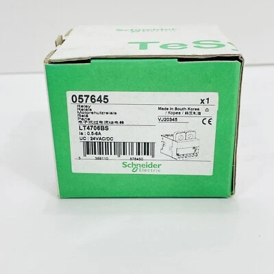 Schneider Electric LT4706BS 057645 Relay TeSys LT47 0.5-6A 24Vdc ~NEW~ - Image 1 of 4
