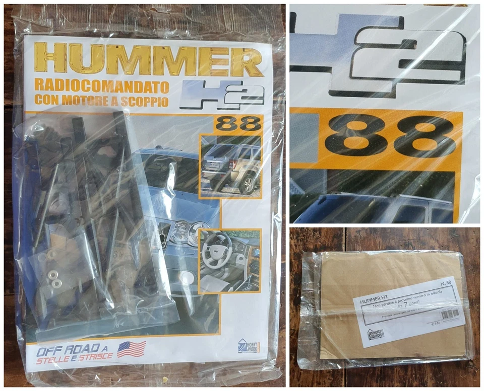 Fascicolo HUMMER H2 1:8 modello radiocomandato  HOBBY&WORK n.88 auto fuoristrada - Immagine 1 di 4