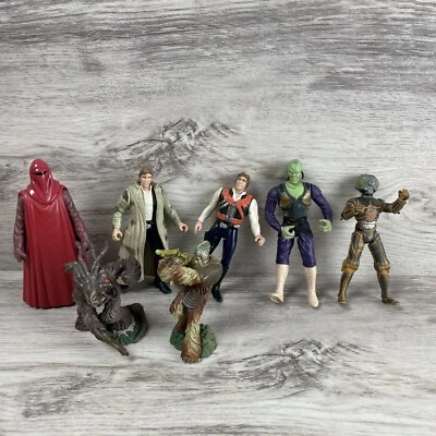 Kenner Star Wars Lote De Colección De 7 Figuras LFL 1996-2005 Lucas Films L37 Foto 1 de 4