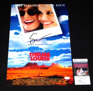 SUSAN SARANDON "LOUISE" SIGNED THELMA & LOUISE  12X18 MOVIE POSTER JSA COA!!! - Picture 1 of 1