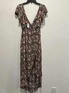 Women’s Floral Dress Romper Maurices Size Medium NWT - Picture 1 of 4