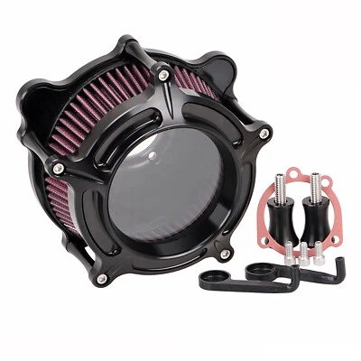 Clarity Air Cleaner Intake Filter For Harley Electra Glide Softail Fat Boy FLSTF - Изображение 1 из 4