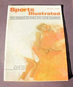 1963 Sports Illustrated 4-15-63 Two Strokes To Make Club Champion TENNIS - Picture 1 of 1