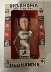 2004 Hank Blalock, Oklahoma Redhawks, baseball bobblehead, NIB, minor league - Picture 1 of 4