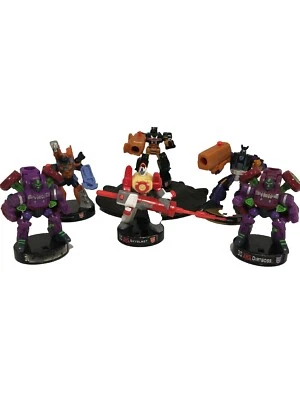 2006 Hasbro Transformers Attacktix Lot Of 6 Dirtboss Megatron Skyblast - Image 1 of 4