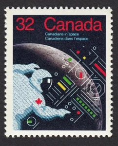 HISTORY = SPACE ASTRONAUT = Canada 1985 #1046 MNH - Picture 1 of 1
