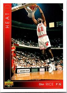  1993 Glen Rice 41 Heat 154 Upper Deck Basketball Sports Trading Card 