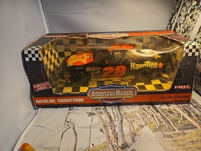 1993 ERTL  DAVEY ALLISON #28 Havoline 1/18 NASCAR Diecast & 1993 Photo Board - Image 1 of 4