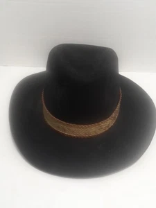 Resistol XXX Beaver Self-Conforming Western Cowboy Hat 7 1/4  rattlesnake  band - Picture 1 of 10