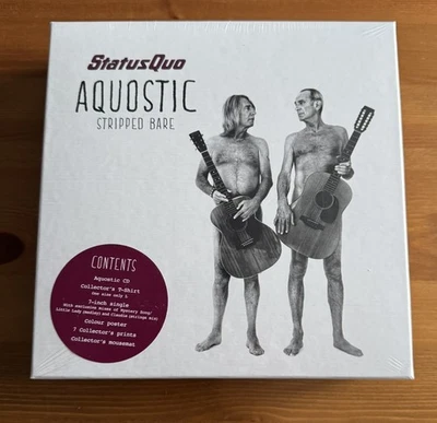 Status Quo - Aquostic (Stripped Bare) - Collector's CD Boxset - New & Sealed - Image 1 of 4