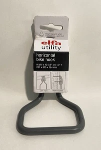 Elfa Utility Horizontal Bike Hook 50lb Capacity Wall Mount  - Picture 1 of 8