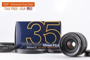 Lente Carl Zeiss Distagon T* 35 mm f2,8 MMJ MF C/Y libre de impuestos EE. UU.【COMO NUEVA】CONTAX - Imagen 1 de 12