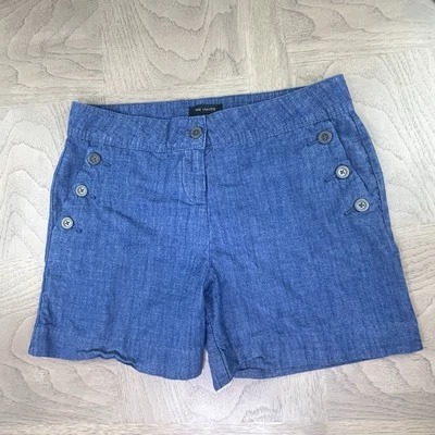 Pantalones Cortos The Limited Cambray Denim Bolsillos con Botones Clásicos Franceses Para Mujer Talla 6 Foto 1 de 4