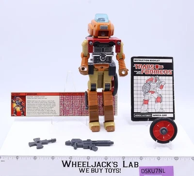 Wreck-Gar 100% Complete Vintage 1986 G1 Transformers Hasbro Action Figure - Image 1 of 4