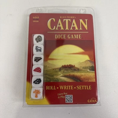 Travel Settlers of CATAN Dice Game #3120 Klaus Teuber Mayfair Games - Image 1 of 4