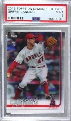 2019 Topps On Demand 3D /540 Griffin Canning #US200 PSA 9 MINT Rookie RC - Image 1 of 2