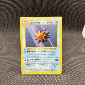 Pokémon Starmie Base Set First Edition, Shadowless 64/102 - LP/MP - Bild 1 von 8