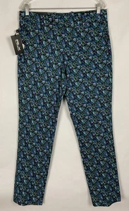 RALPH LAUREN RLX Golf Pants Men 33X32 Blue Floral Performance Water Repel NEW - Picture 1 of 22