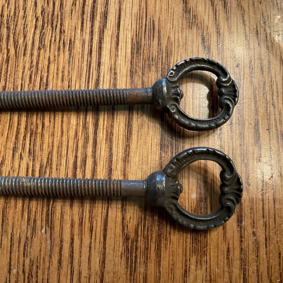 "2 piezas tornillos de espejo giratorios de acero recuperado perno de espejo de 3-1/2"" pulgadas" Foto 1 de 1