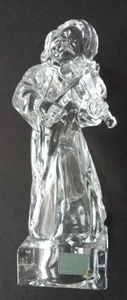 MIKASA Collezione Araldo VIOLINO ANGELICO Statuina Cristallo. Scultura Germania. - Foto 1 di 10