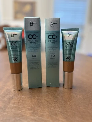 Lot If 2! It Cosmetics Your Skin but Better Foundation and Skincare DEEP - Image 1 of 4