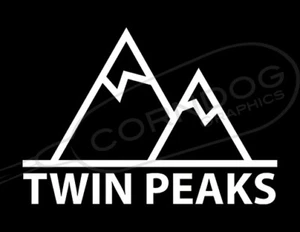 Twin Peaks Mountains STICKER VINYL DECAL TWIN PEAKS COOPER RR DAVID LYNCH BOB - Picture 1 of 2