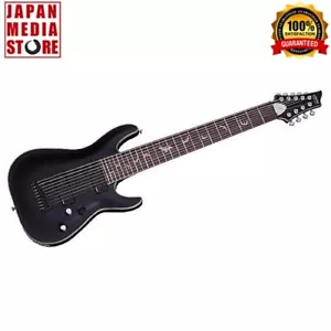 Schecter Japan Damien Platinum-9 9-strings Satin Black Electric Guitar Brand NEW - Picture 1 of 5